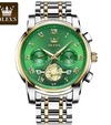 OLEVS 2859 Silver Gold Green