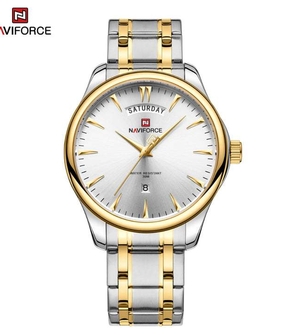 NAVIFORCE NF9213 Silver Gold White