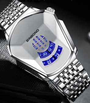 BINBOND New Quartz men's watch trend market watch style locomotive concept watch men