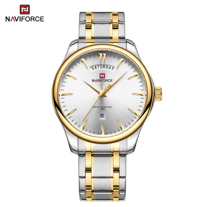NAVIFORCE NF9213 Silver Gold White