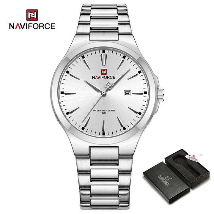 NAVIFORCE NF9214 Silver White