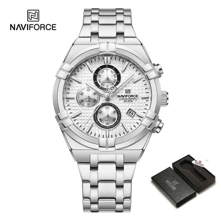 NAVIFORCE NF8042 Silver White