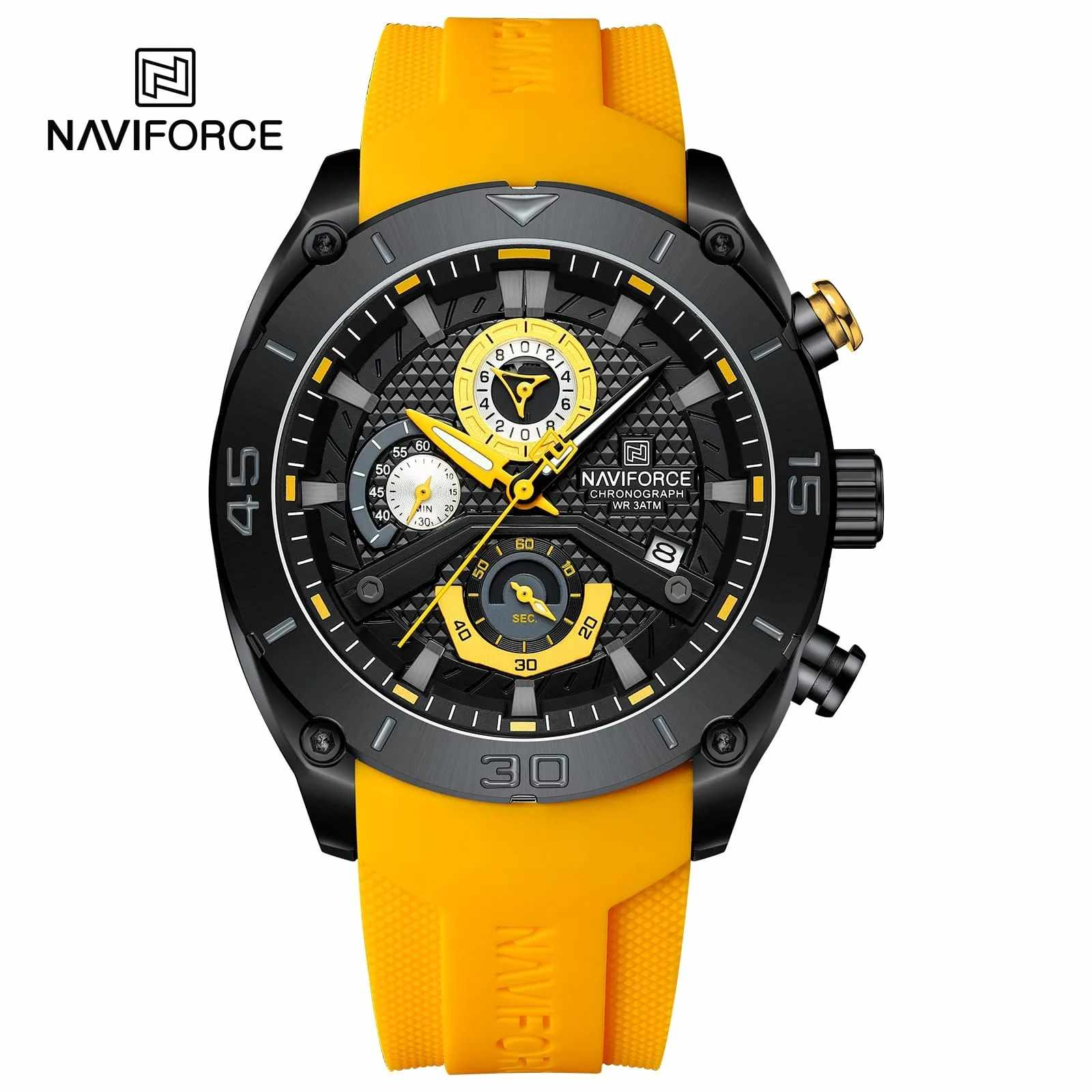 NAVIFORCE NF8038 Yellow Black