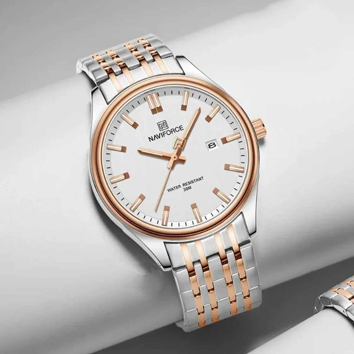 NAVIFORCE NF8039 Rose Gold White