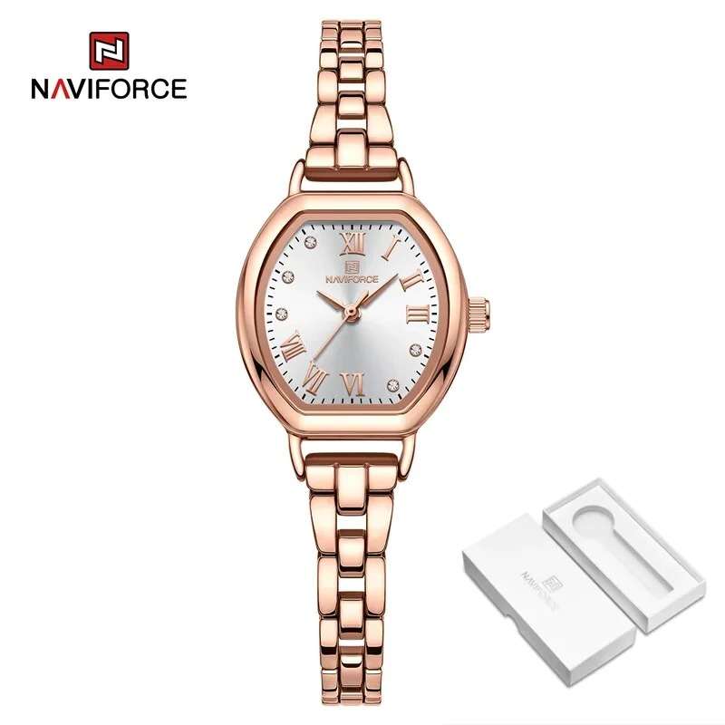 NAVIFORCE NF5035 Rose Gold White