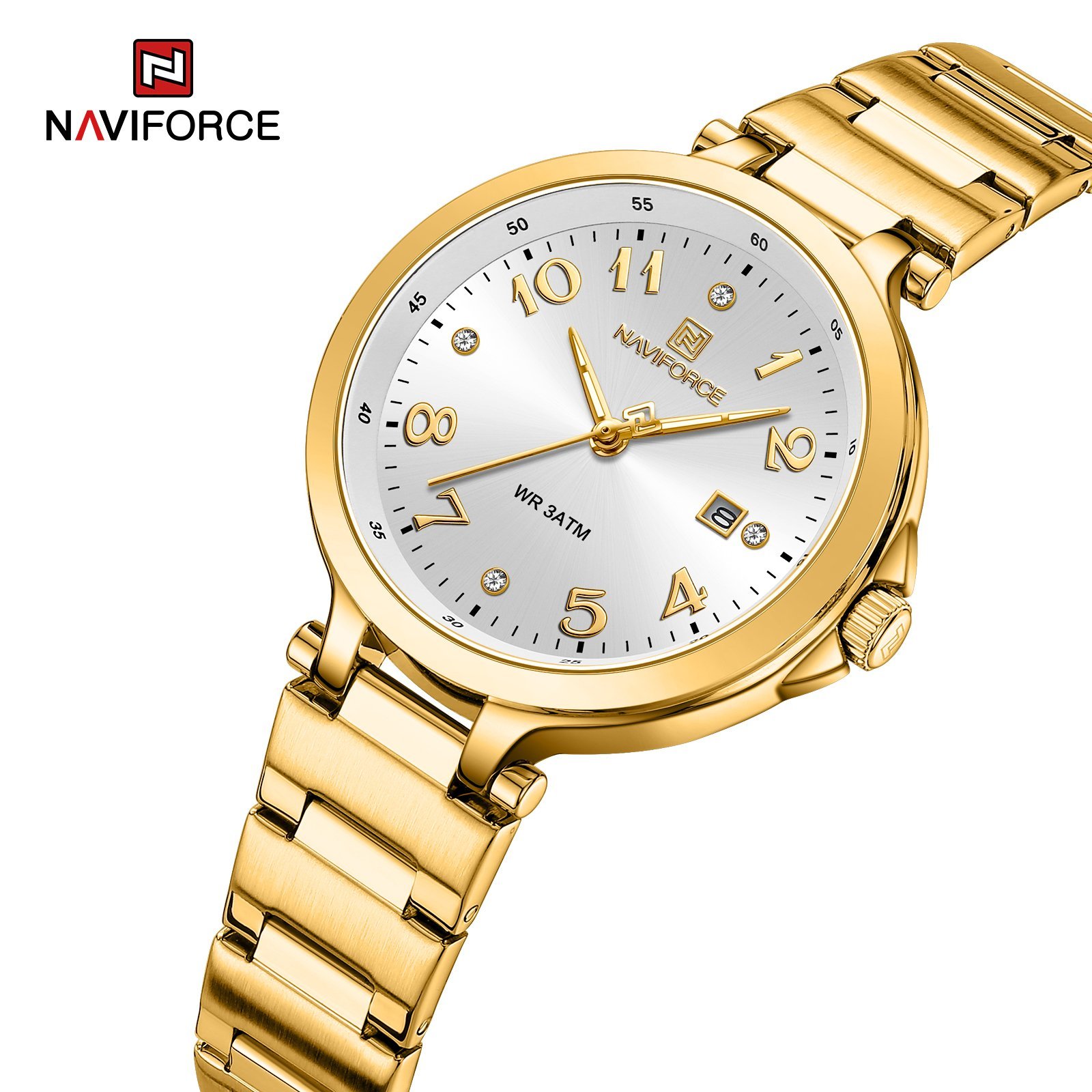 NAVIFORCE NF5033 Gold White