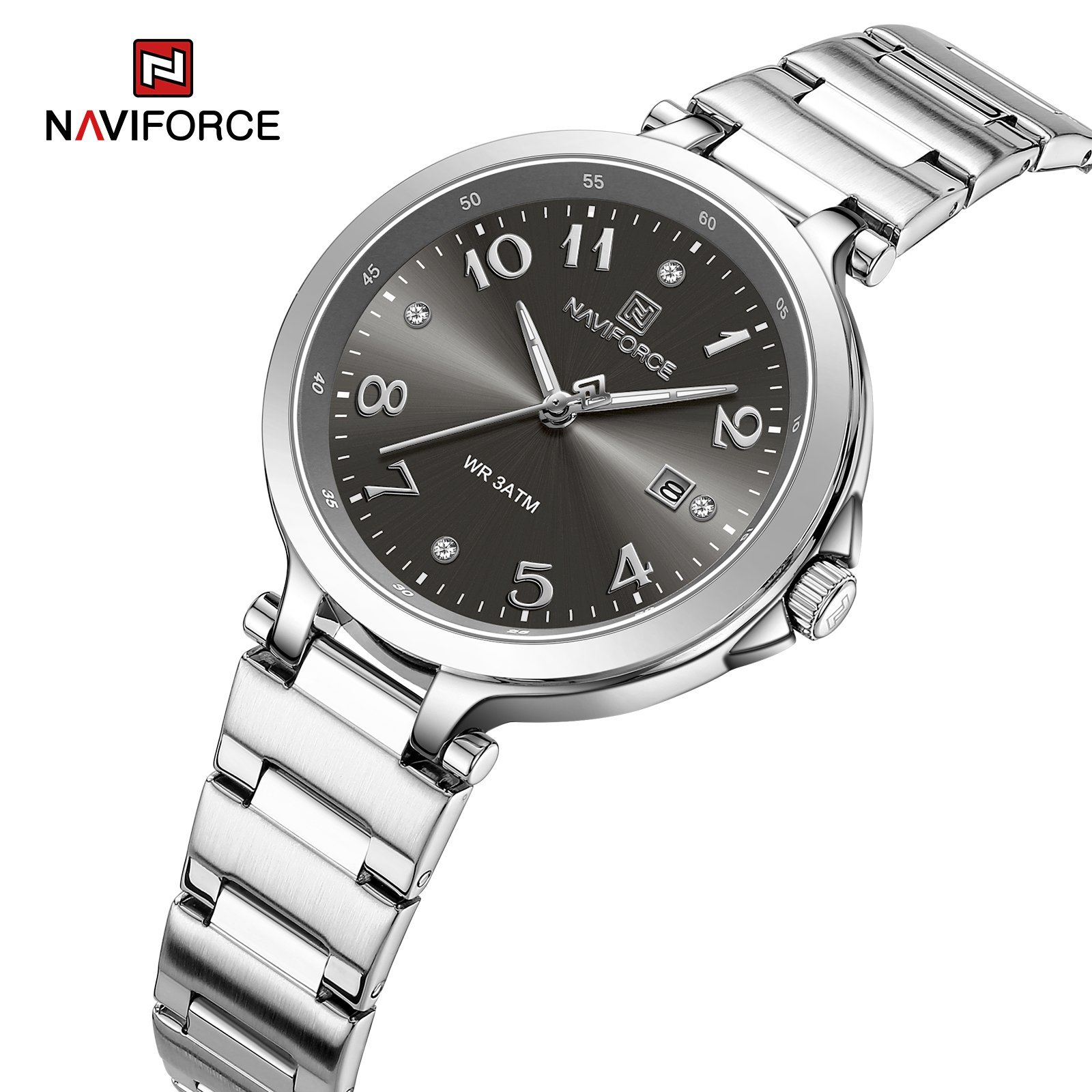 NAVIFORCE NF5033 Silver Black